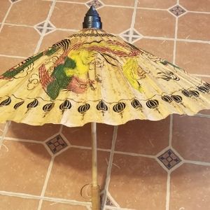 Home decor umbrella hand paint from Thailand  27 1/2 " W  × 29 " L